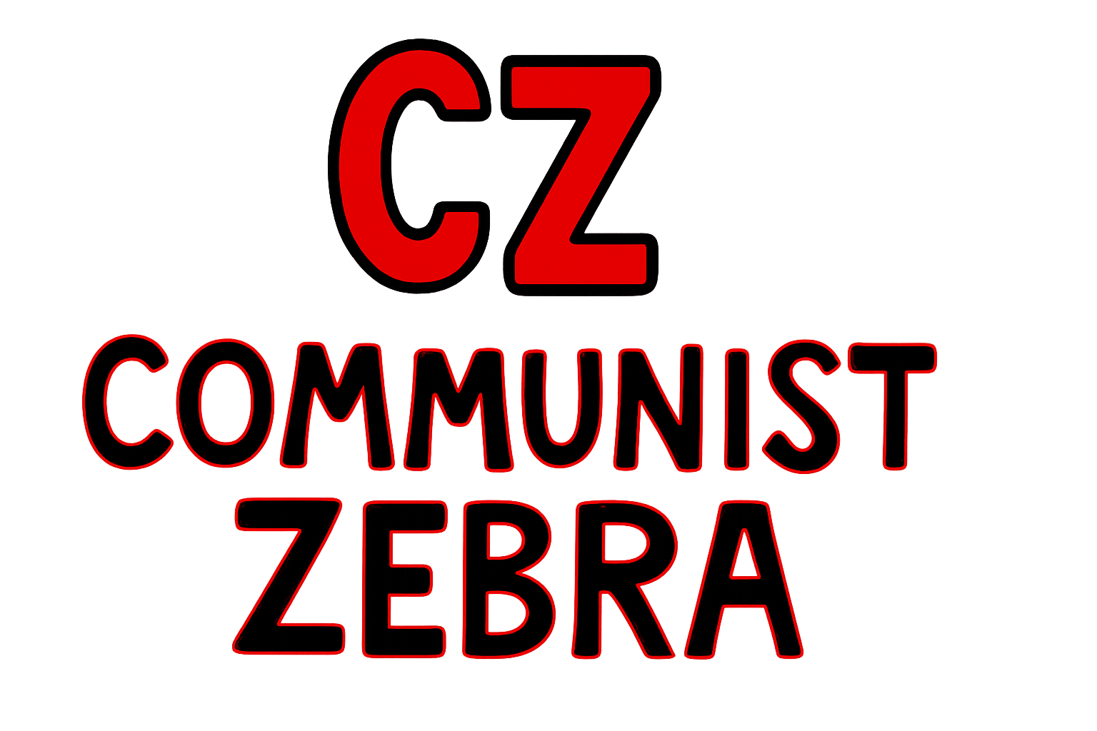 CZ Communist Zebra Text
